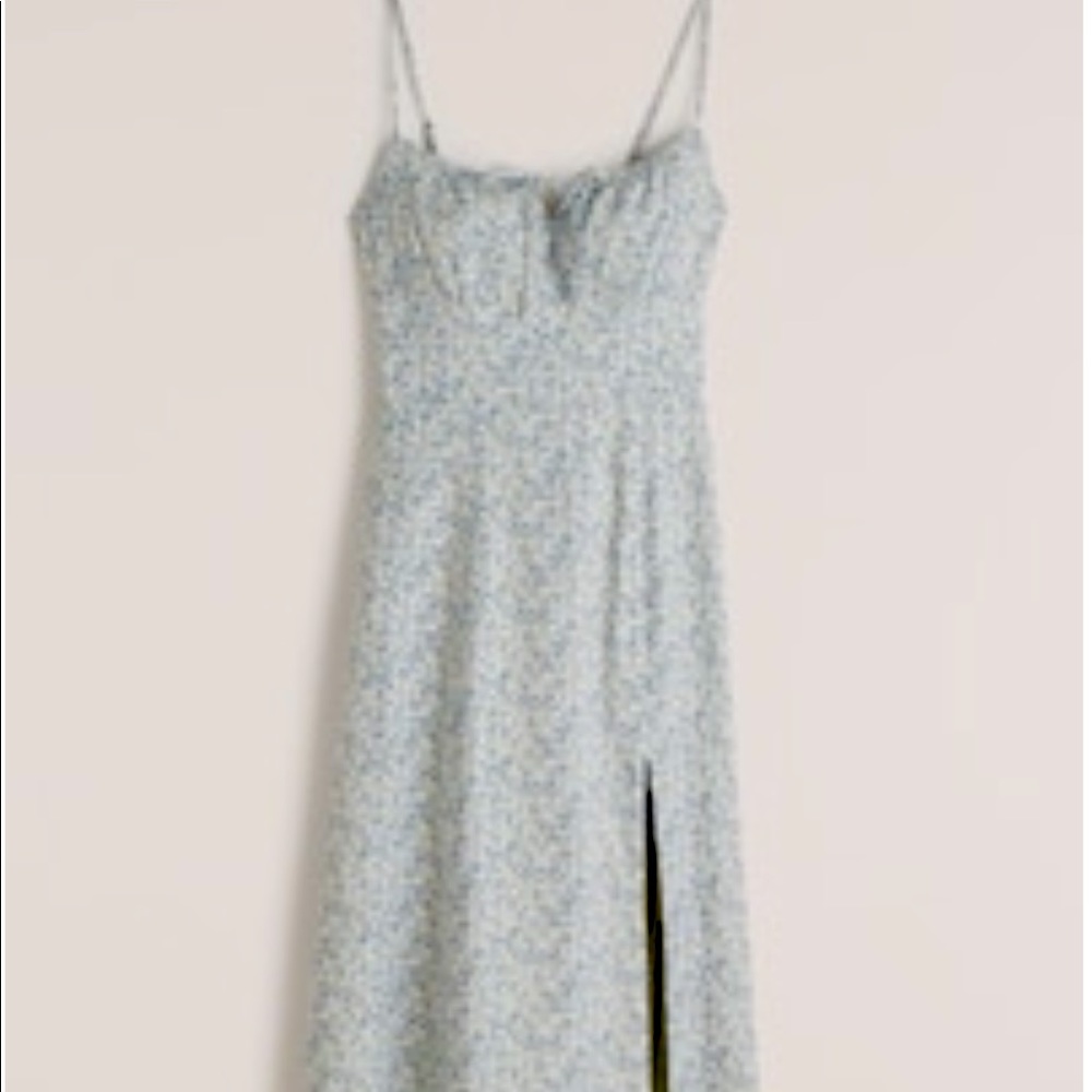 Abercrombie midi slit dress